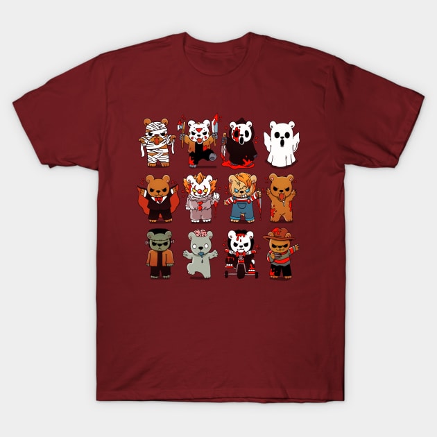 Halloween Bear T-Shirt by Vallina84